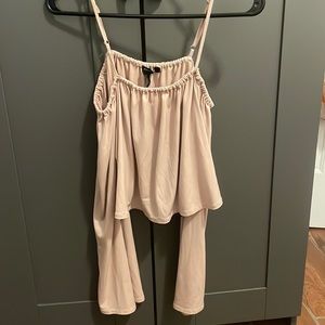 Off the shoulder crop top